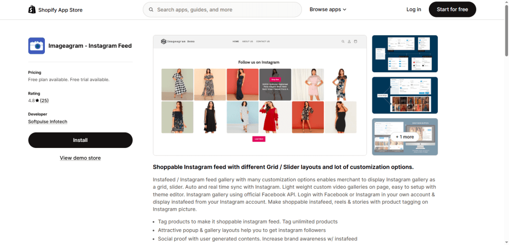 Imageagram – Instagram Feed