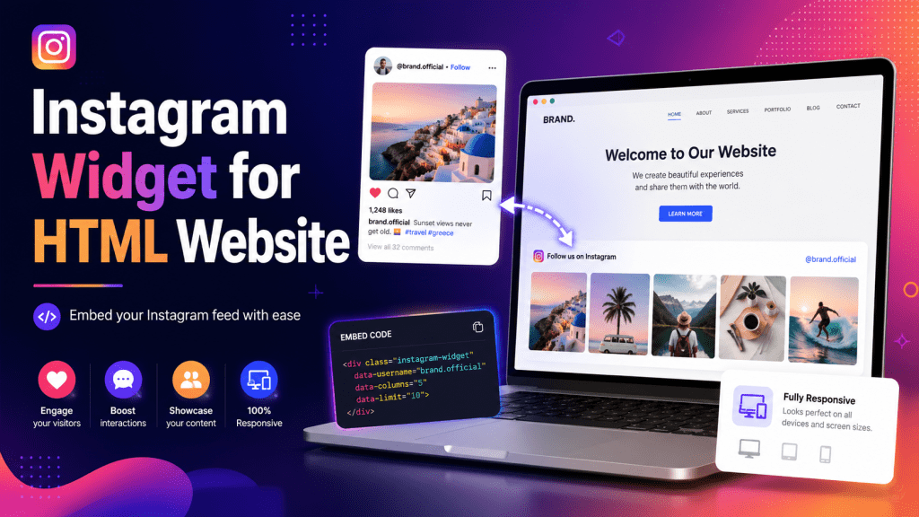 Instagram Widget for HTML Website: 10 Best Tools to&nbsp;Try
